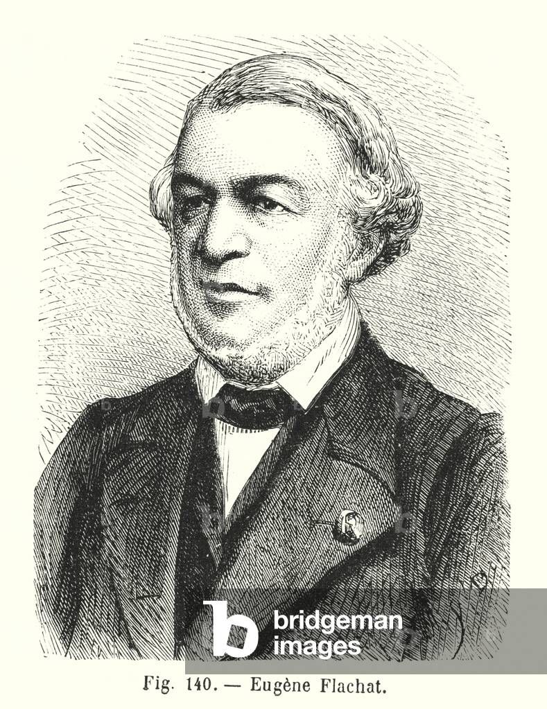 "Eugene Flachat (incisione)" di French School