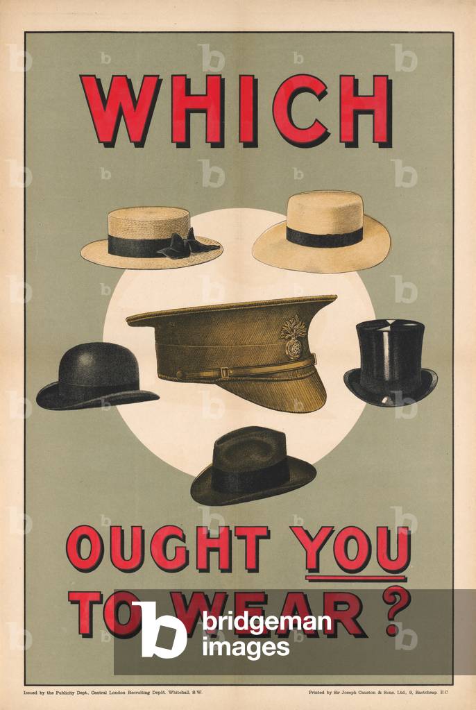 Quale dovresti indossare? , 1914 (chromolito)