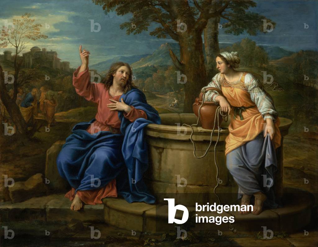 Api Samaria Image of Christ and the Woman of Samaria, 1681 (oil on canvas) by ...