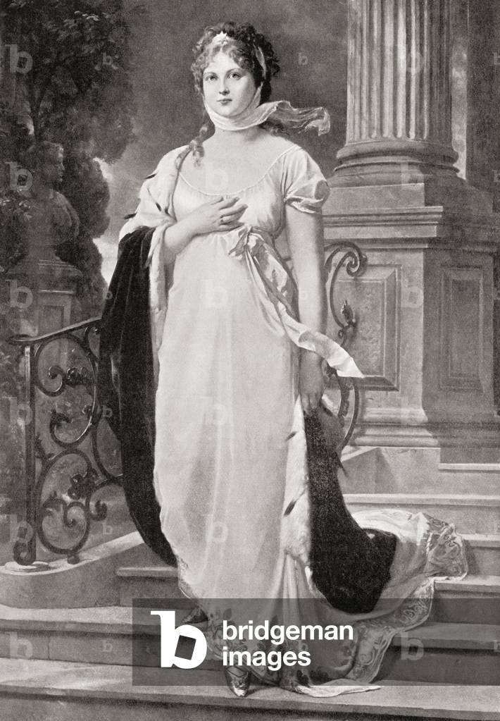 "Herzogin Louise von Mecklenburg-Strelitz" 1915, b/w