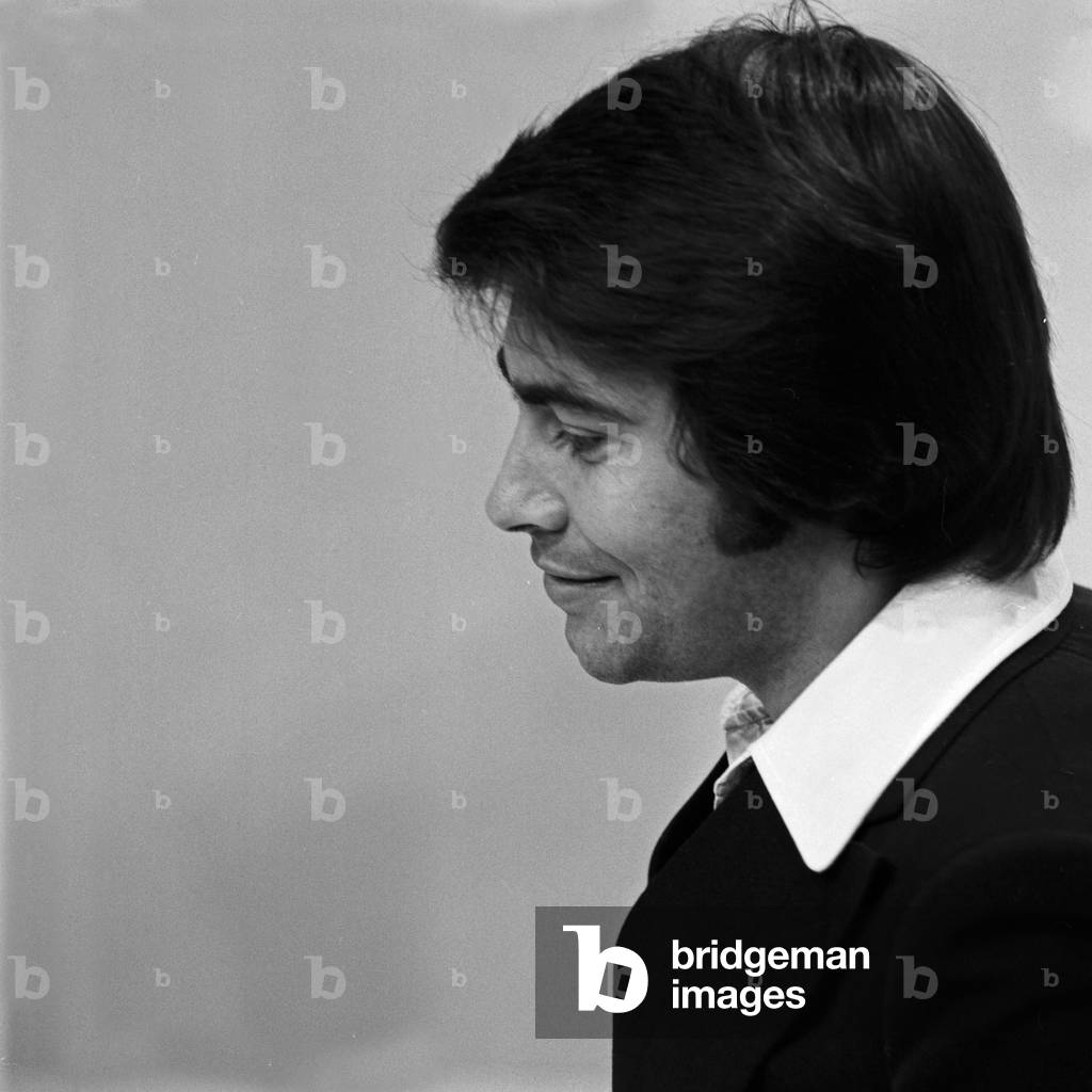 "Cantante Schlager tedesco Roy Black", b/w