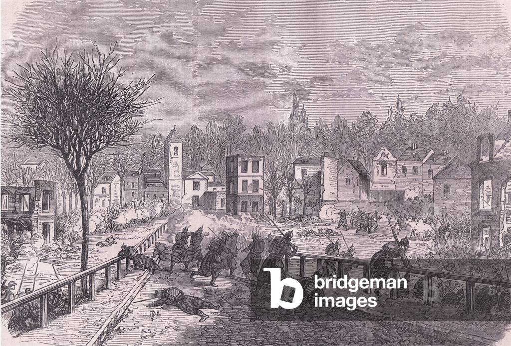 Aufnahme von Brie-sur-Marne, 30. November, Cassells Geschichte des Krieges zwischen Frankreich und Deutschland