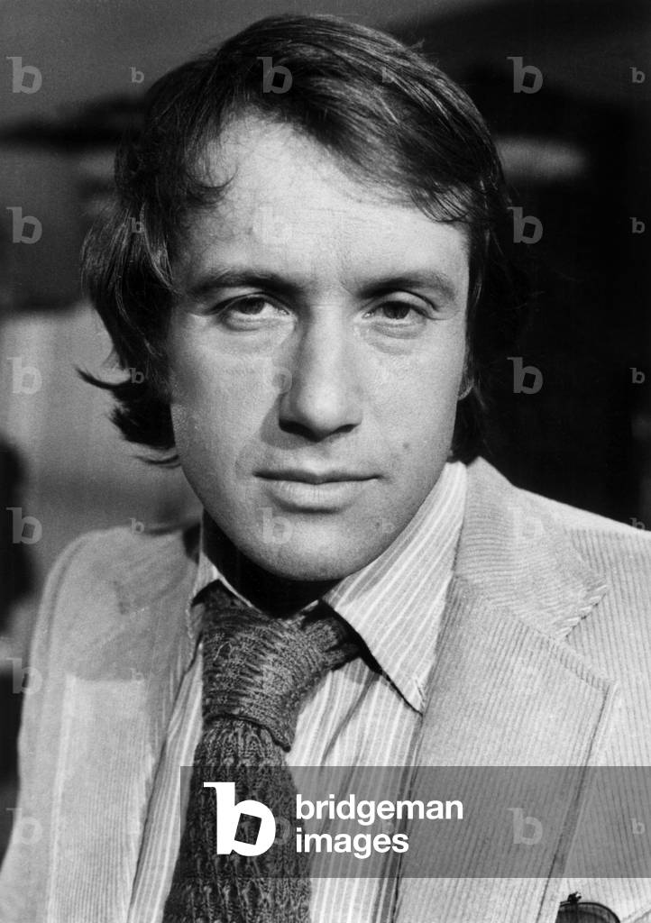 Serie francese «Commissaire Moulin» con Yves Renier 1985 (foto b/n)