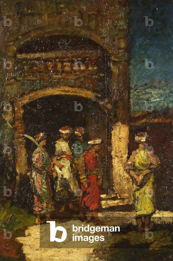 Immagine di Dipinto "il boia" 1860 di Adolphe Joseph Thomas Monticelli