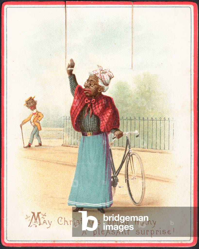 Carte de Noël américaine (coloris litho) par English School