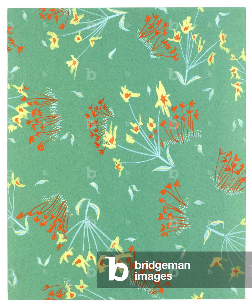 Bild von Gemälde "Textildesigns" 1958 von Barry Daniels