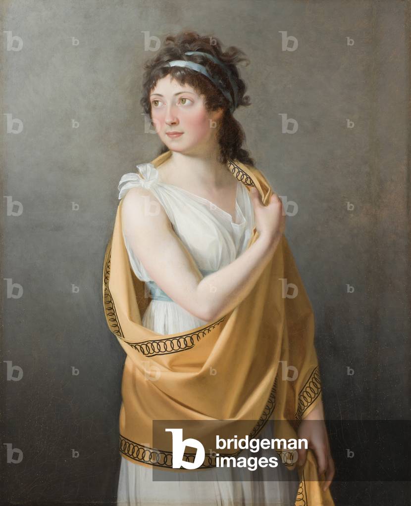 porträt von einem lady, c.1799 (öl auf leinwand)