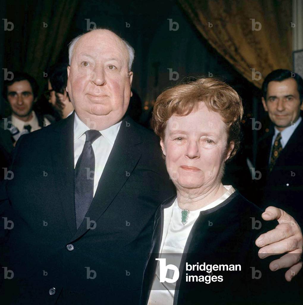 Image Of Alfred Hitchcock And His Wife Alma Reville 1971 photo 