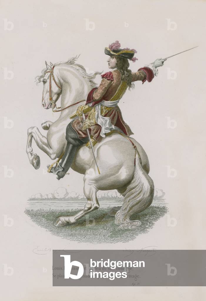 Bild von Gravur "Epitre IV" von Emile Antoine Bayard