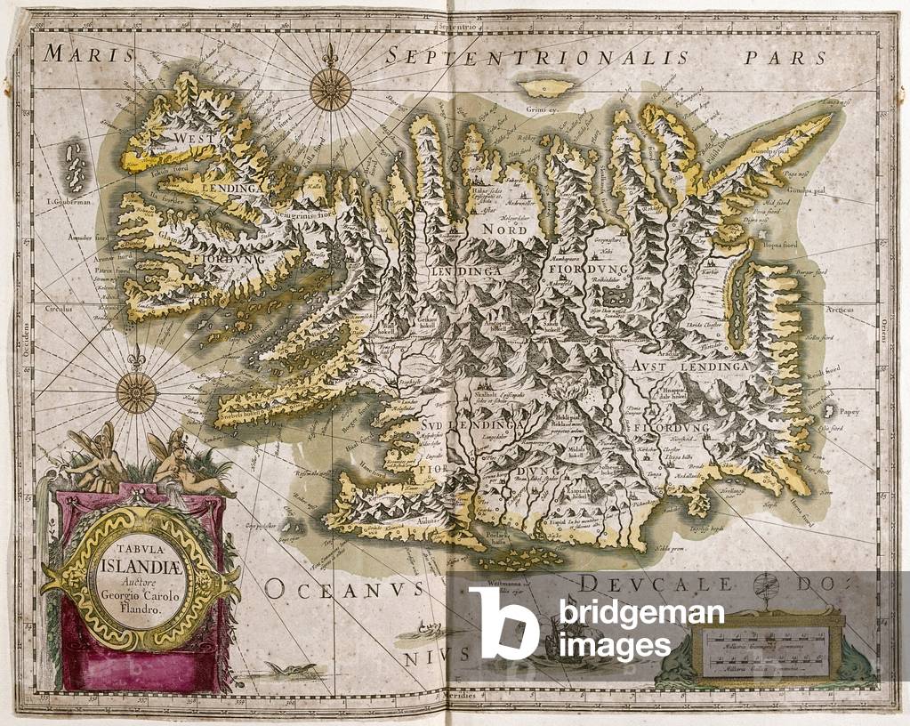 Immagine di Mappa & Pianta "Isola - by A" 1695 di Alexis-Hubert Jaillot