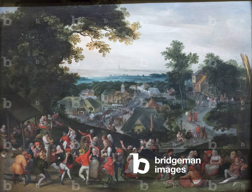 Immagine di Dipinto "Festa contadina" 1501 di Maerten van Cleve