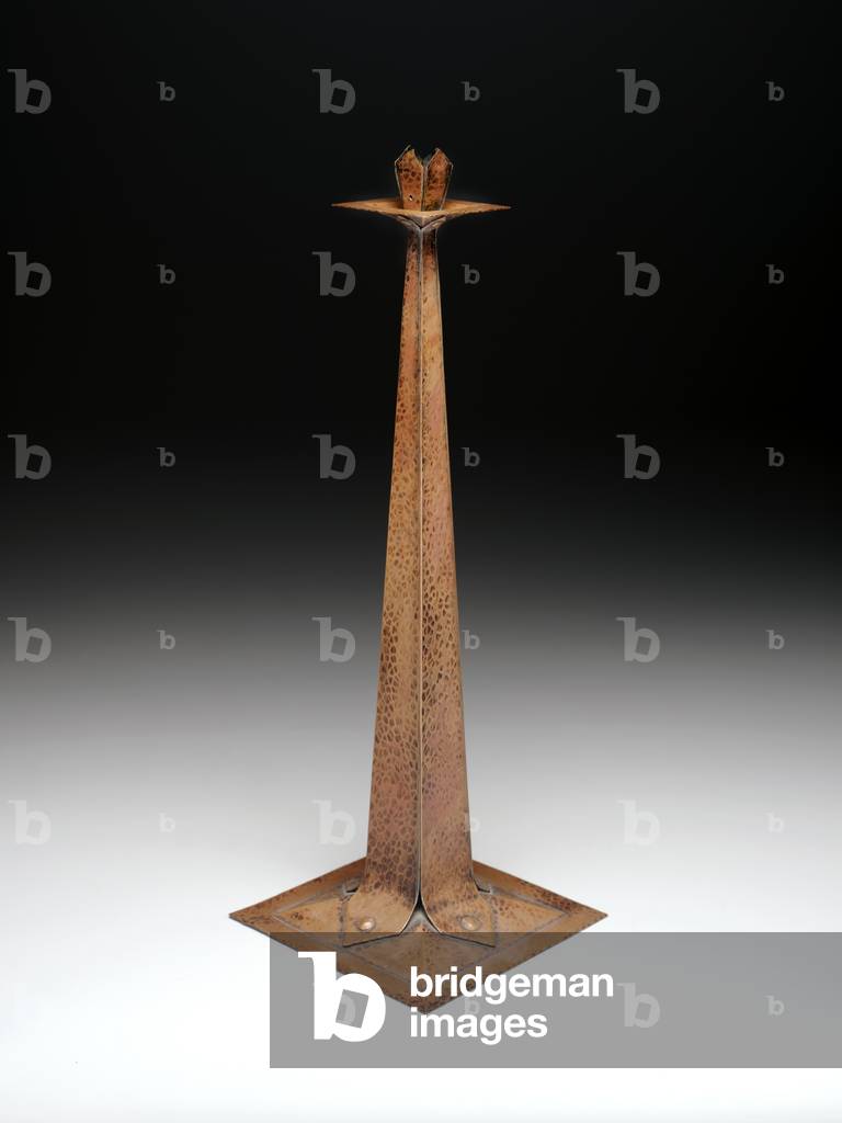 Chandelier 1907 par Gustav Stickley, b/w