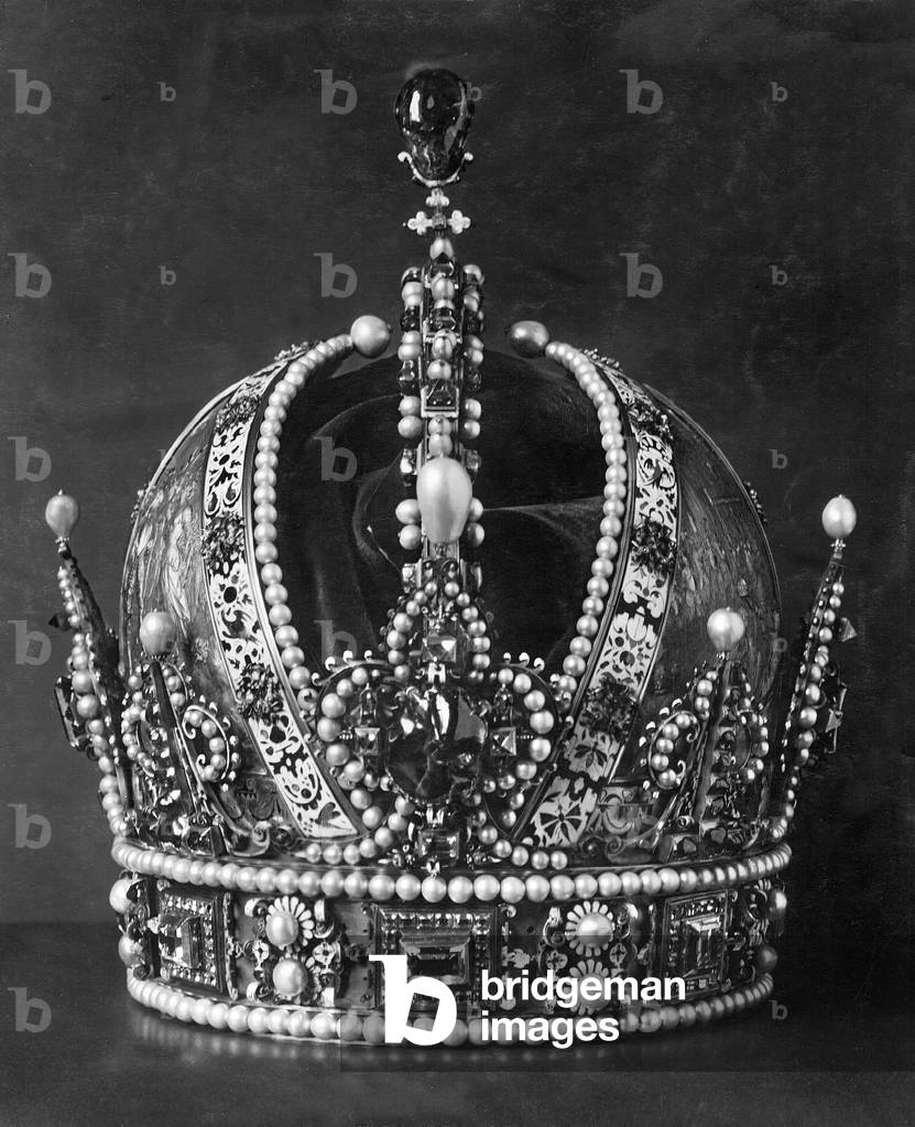 Corona imperiale austriaca (foto in b/n)