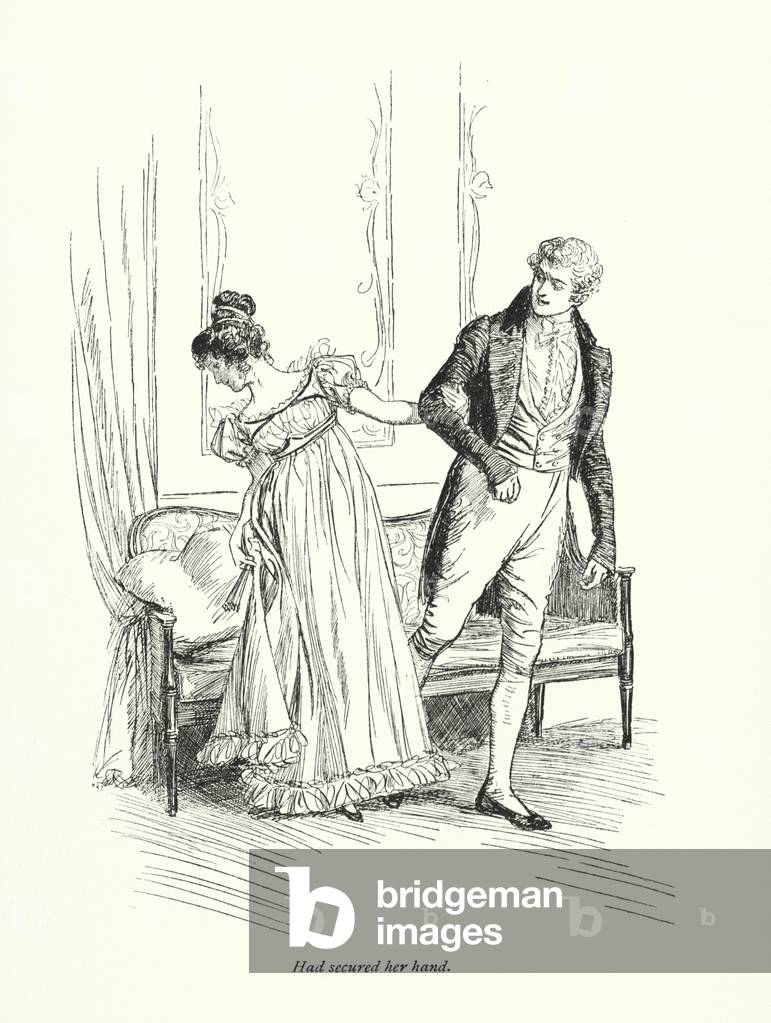 "Illustrazione per Emma di Jane Austen (incisione)" 1801 di Hugh Thomson