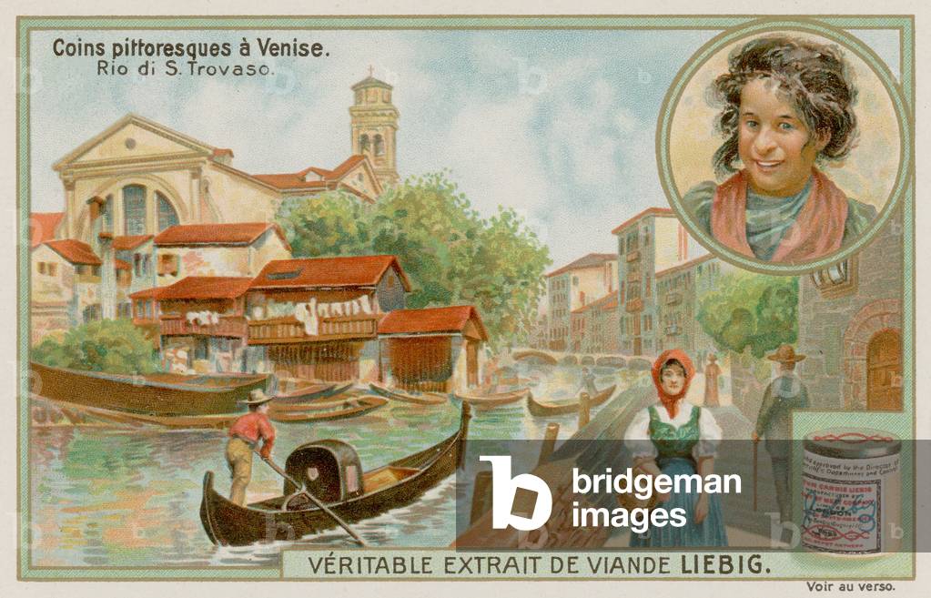 Rio di San Travaso (chromolitho) by European Artist