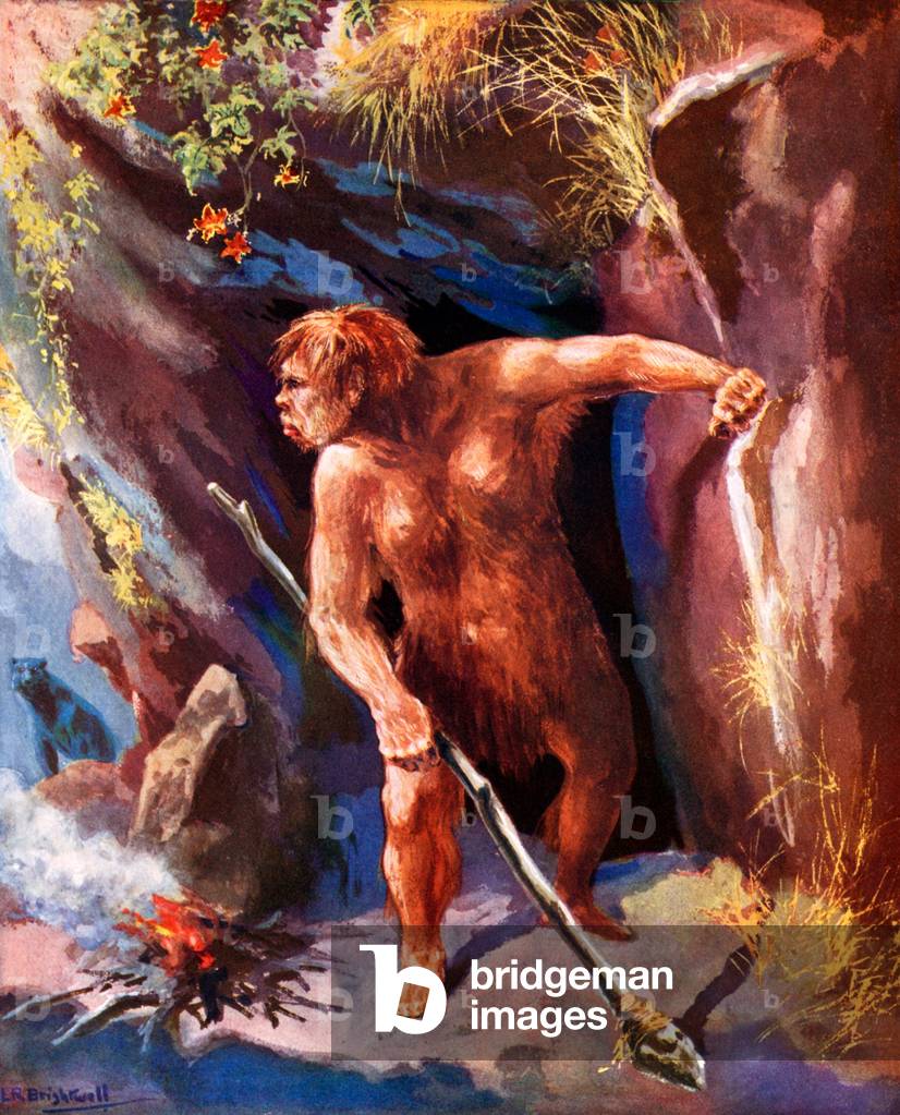 Uomo di Neanderthal (colore lito)