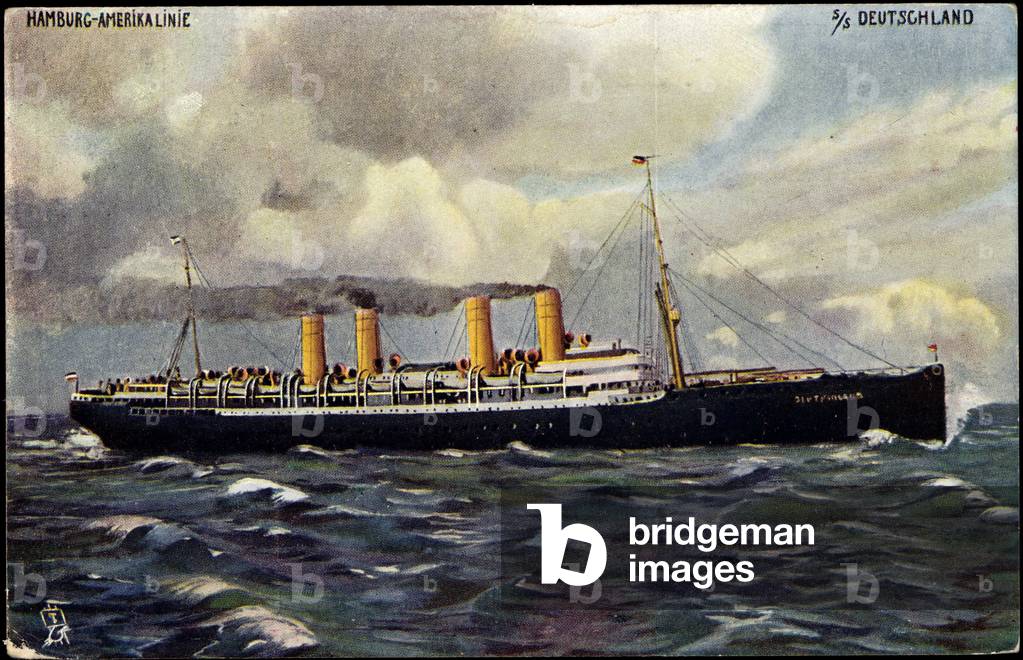 Bild von Druck "Künstler HAPAG"