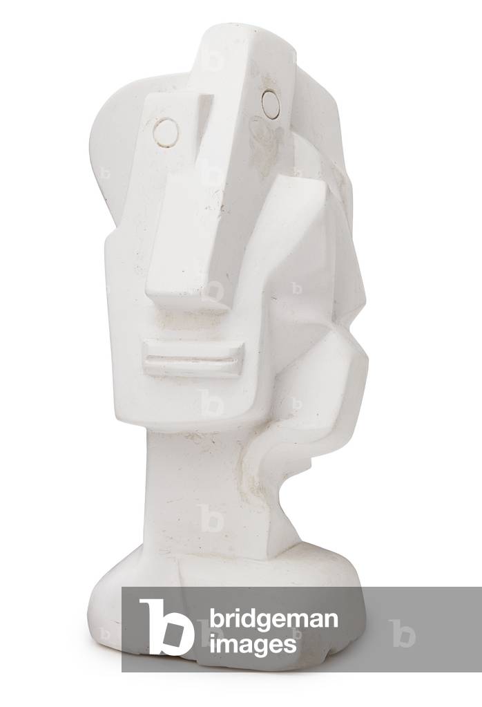 "Cubist Head (intonaco)" di Bryan Ingham
