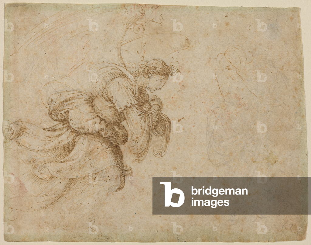 Immagine di Disegno "L'Angelo dell'Annunciazione [recto]" 1500 di Fra Bartolommeo