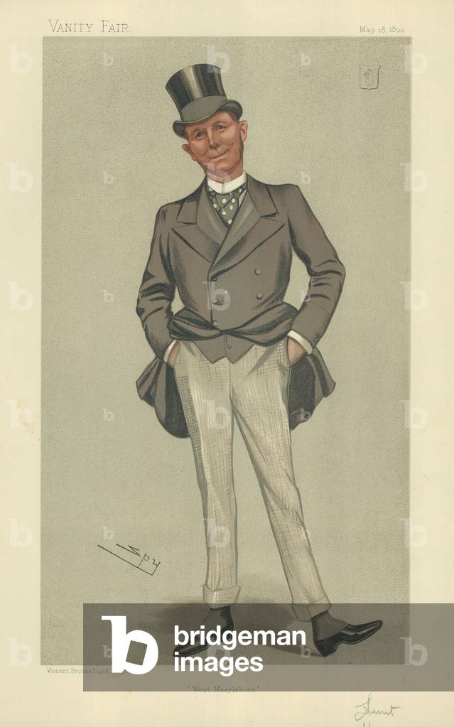 "Sir Frederick Seager Hunt (Farbe litho)" von Leslie Matthew Ward