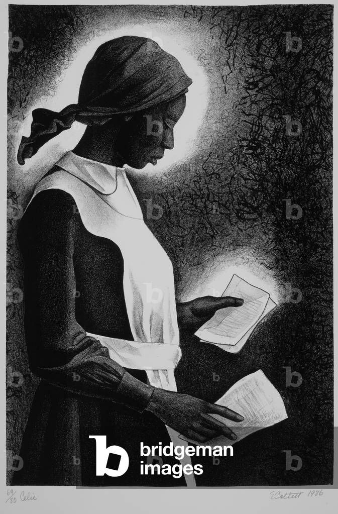 Image of Engraving depicting Celie 1986 by Elizabeth Catlett
