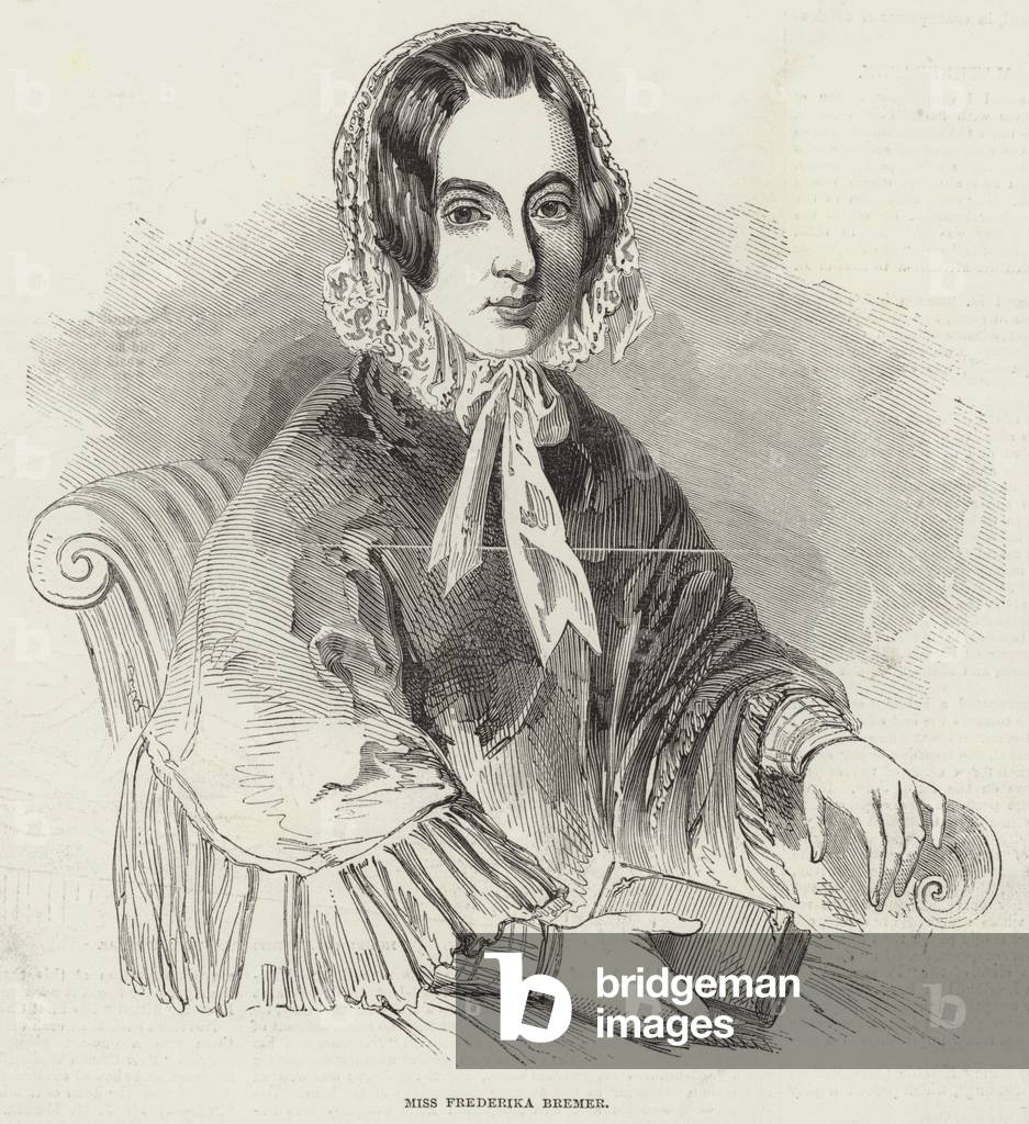 "Fräulein Frederika Bremer (Gravur)" von English School