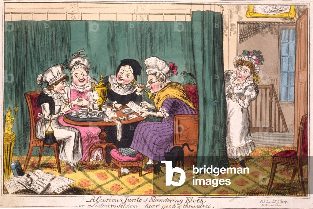 Immagine di Incisione "Un curioso Junto degli Elfi calunnianti", 1817 di George Cruikshank