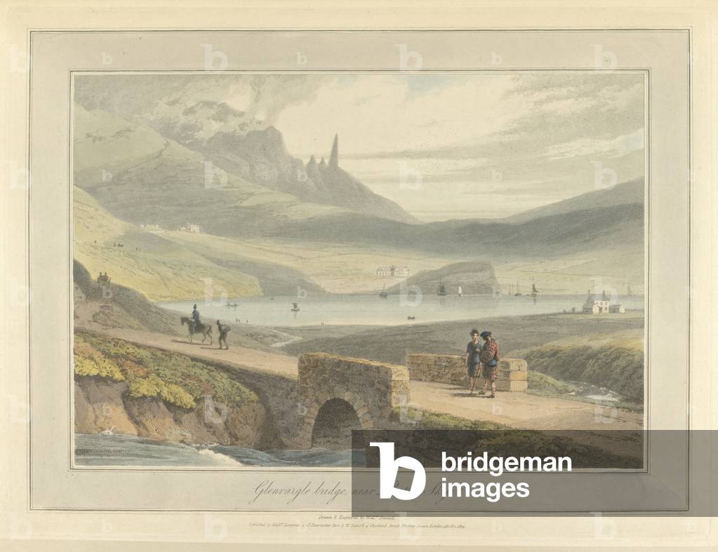"Glenvargle Brücke - in der Nähe von Portree - Skye Küstenlandschaft Szenen rund um Großbritannien."