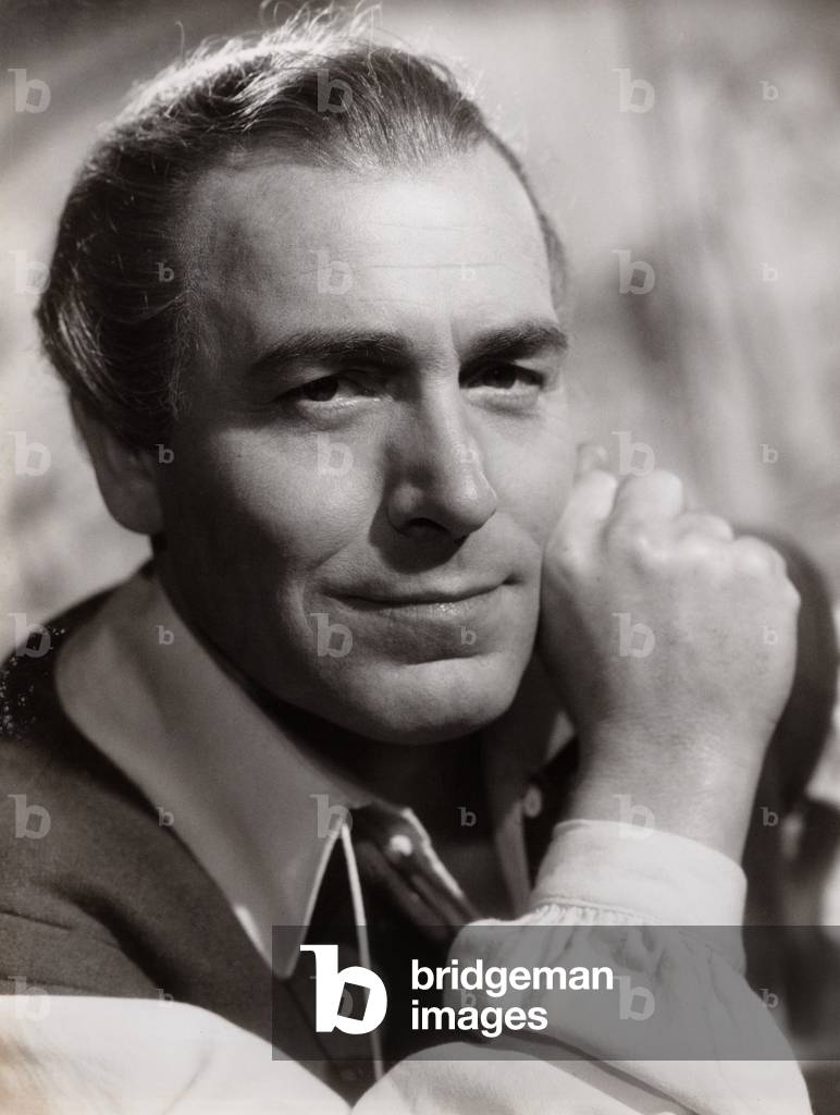 Attore tedesco Paul Klinger, Germania intorno al 1956 (foto in b/n)