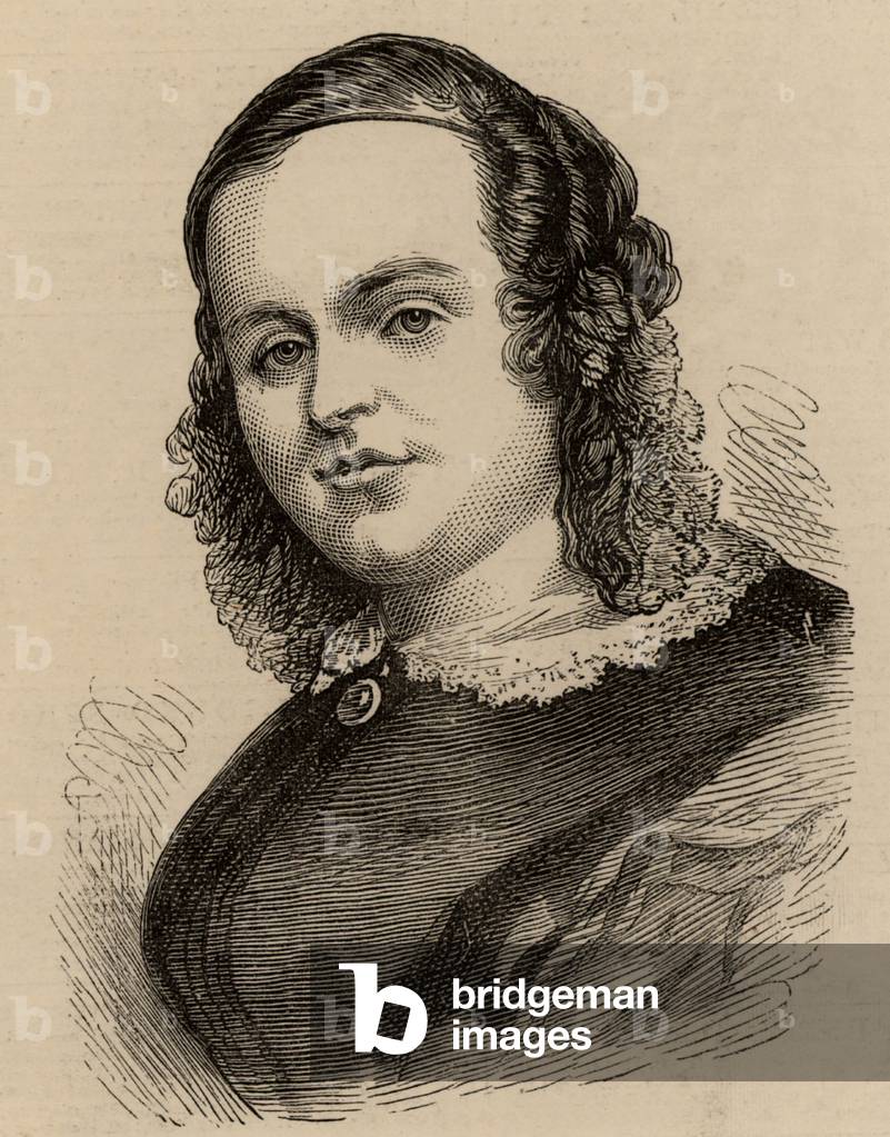 "Porträt von Caroline Chisholm", b/w