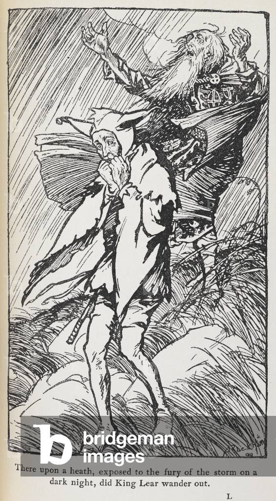 Illustration of King Lear.