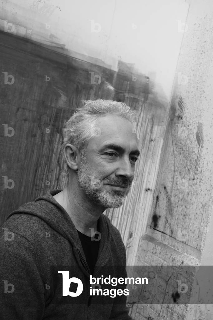 Bild von Fotografie "Porträt von Christophe Maunoury (s/w-Foto" 2021 von Sophie Bassouls