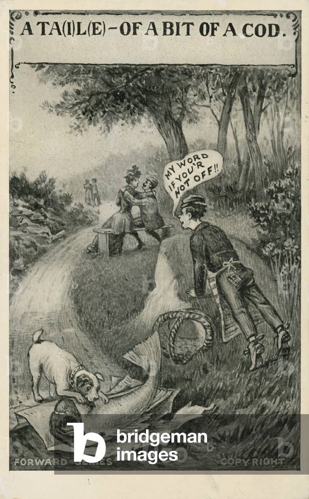 Image de Estampe représentant Morue (litho) 1901 par English School
