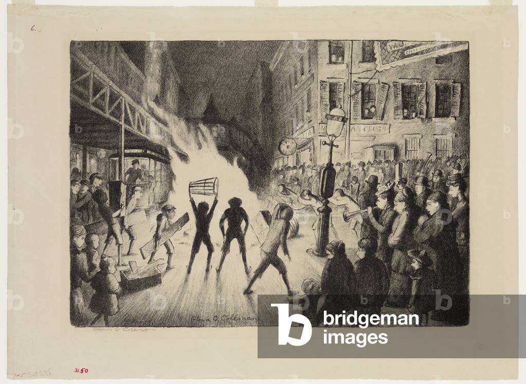 Elezione Notte Falò, 1928 (lito)