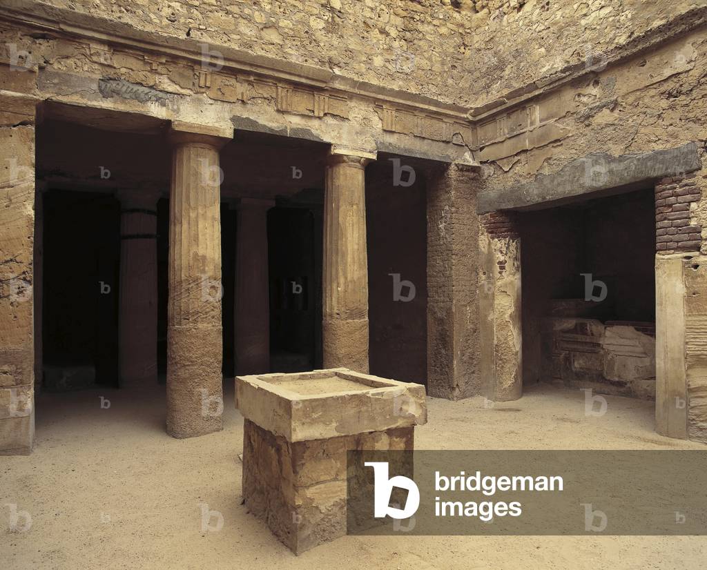 Image of Egypt, Alexandria, Necropolis of Mustafa Basha, Peristyle Tomb 1