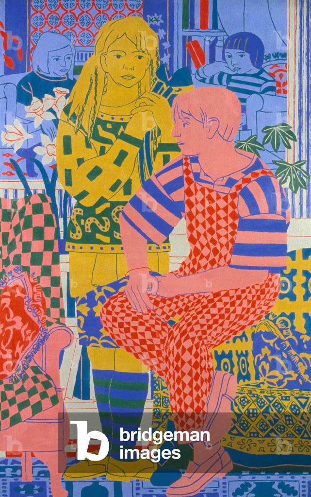 Image of Painting depicting Mark and Barbara 1988 by Norman Gilbert