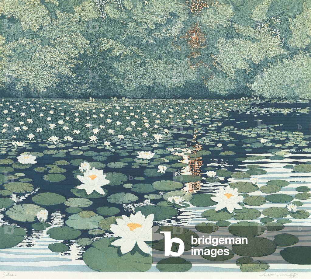 Image de Gravure représentant Lys 1990 par Phil Greenwood
