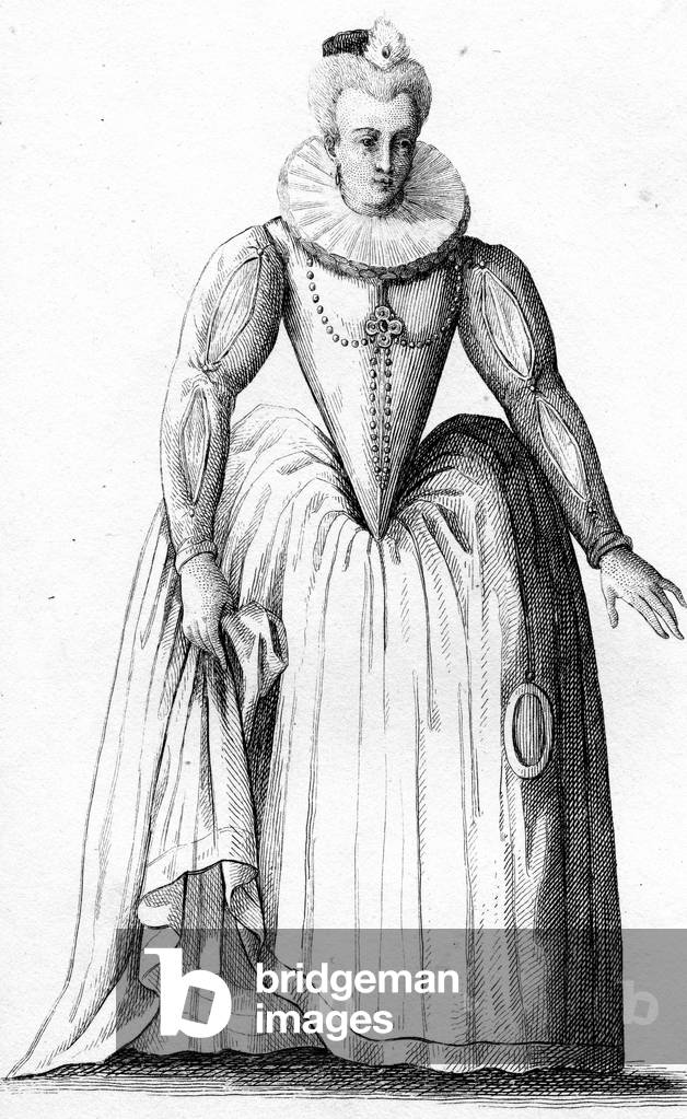 "Catherine De Bourbon", b/w