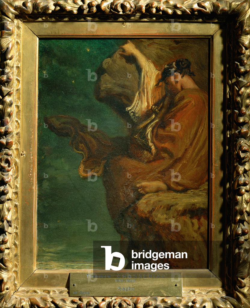 Bild von Gemälde "Sappho (hechelnd)" von Theodore Chasseriau
