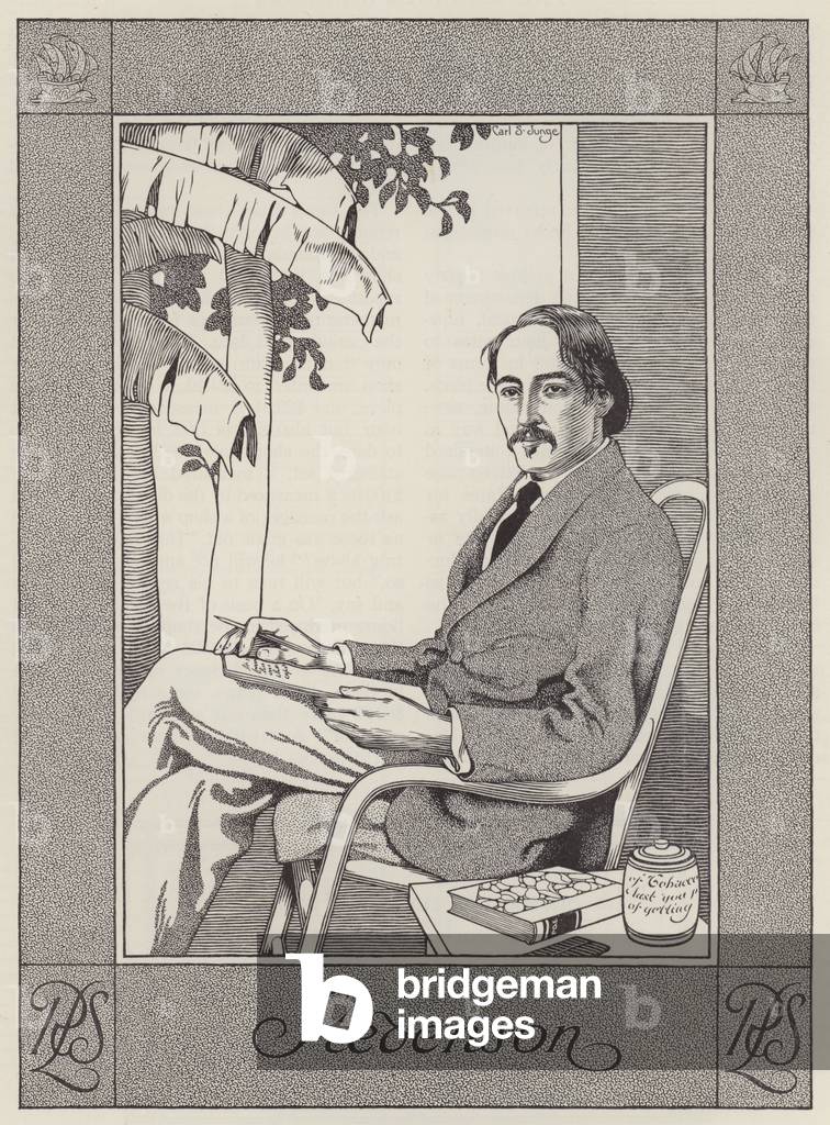 Robert Louis Stevenson (litho)