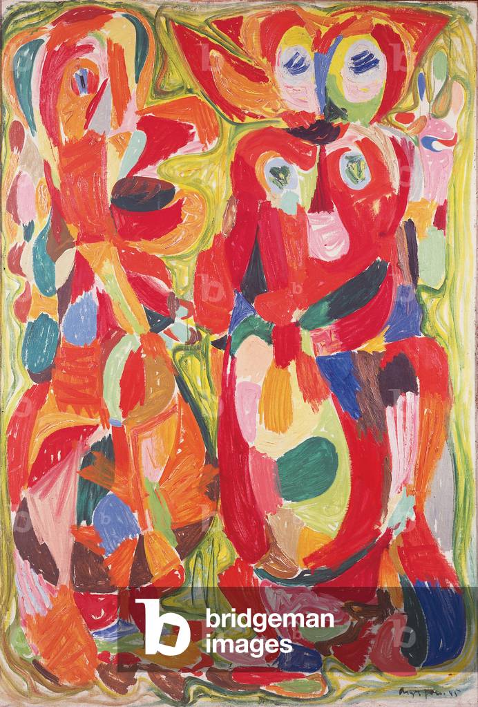 ohne titel 1945 (öl auf leinwand)