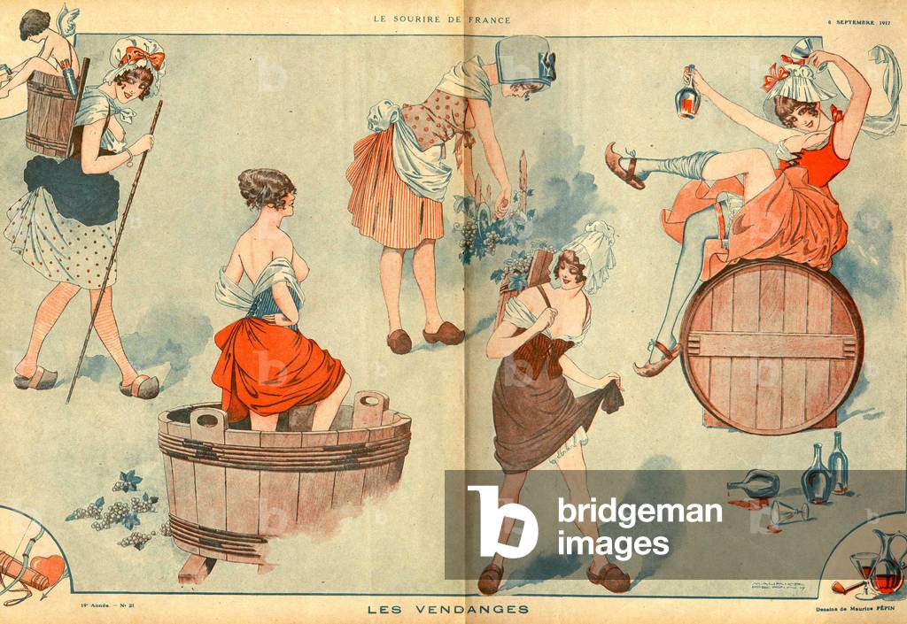 Le Sourire Magazine Plate, Frankreich, 1910er