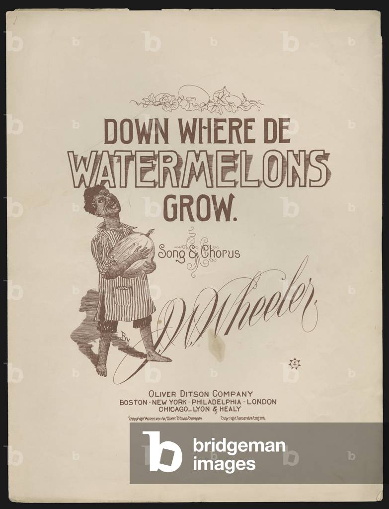 Dove crescono i cocomeri, 1896 (stampa)