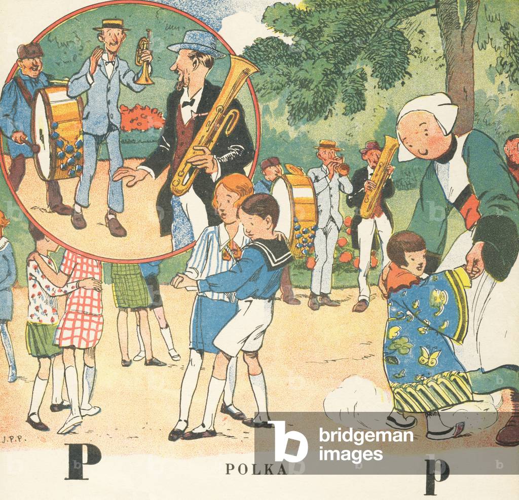 "P: A pois" di Joseph Porphyre Pinchon