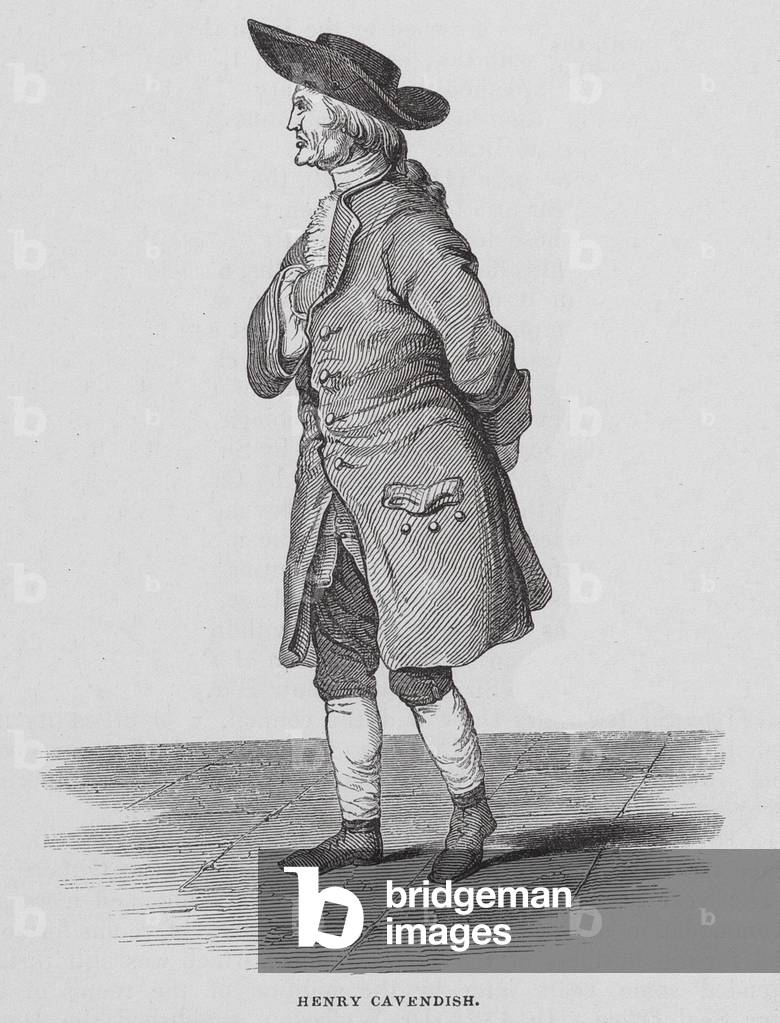 Bild von Gravur "Henry Cavendish (Kupferstich)" von English School