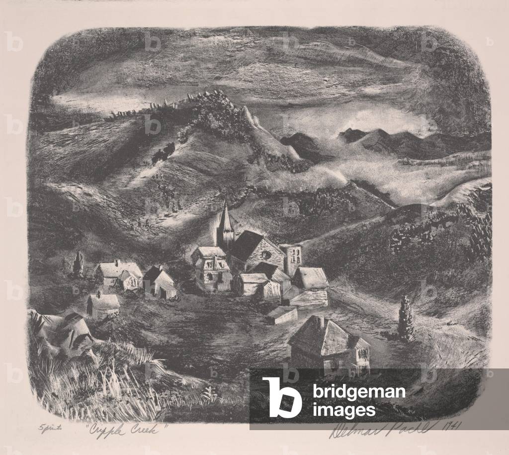 Cripple Creek, 1941 (litografia)