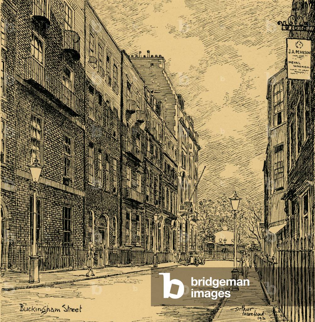 "Dickens house" von Arthur Moreland, b/w