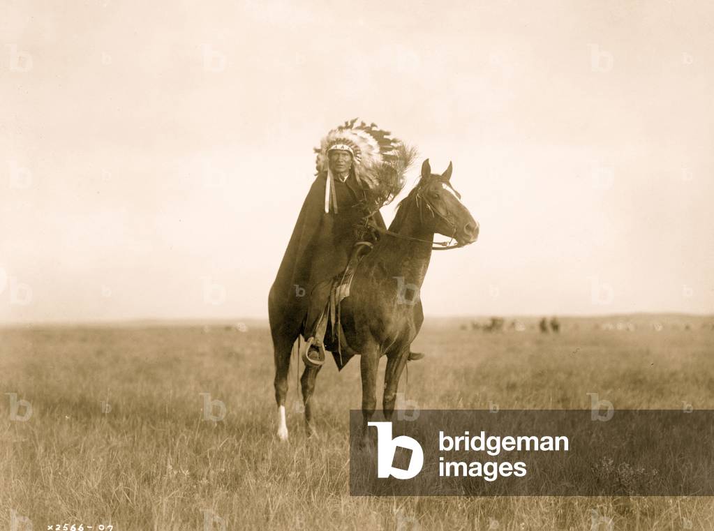 In un campo di Piedi Neri 1907 (foto)