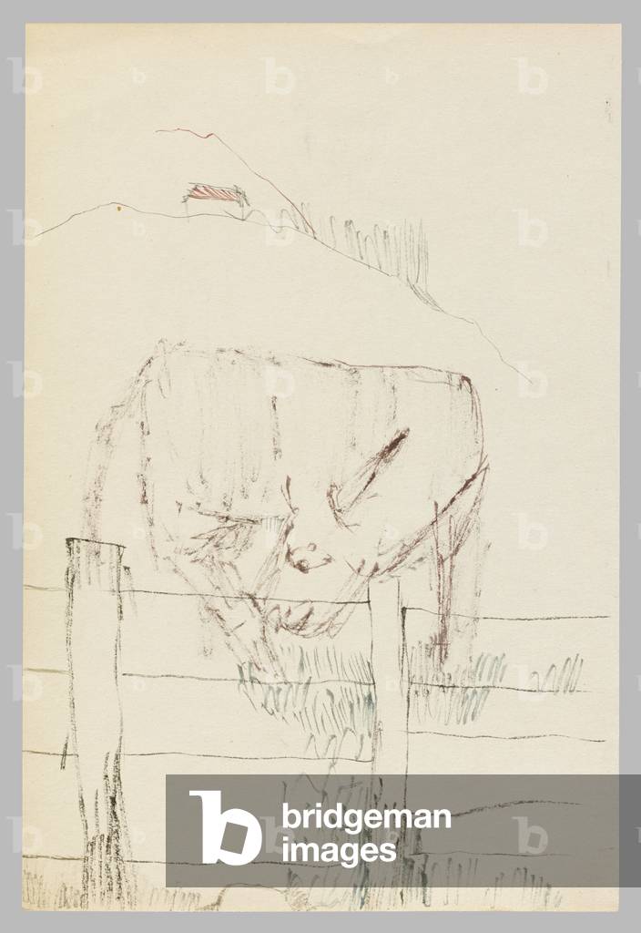 "Seite aus einem Skizzenbuch" 2015 von Lucian Freud