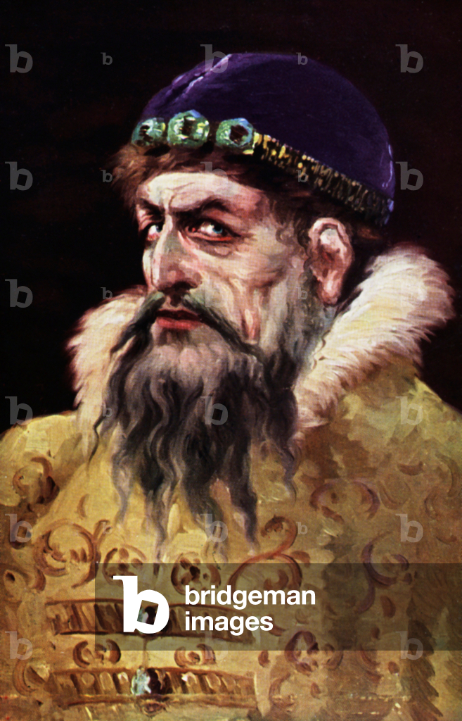 Iwan der Schreckliche (Farblitho)